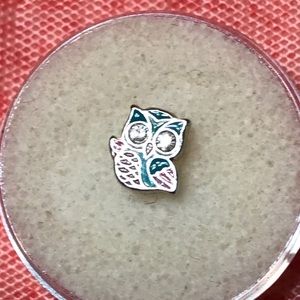 3/$10 Origami Owl Rhinestone Owl Charm